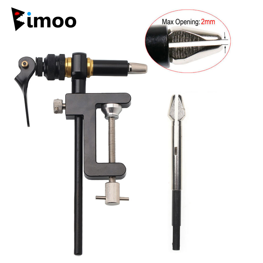 Fishing Lure Making Kit - 1 Stück 360 ° Rotierender C-Klemmen-Fliegenbindestock