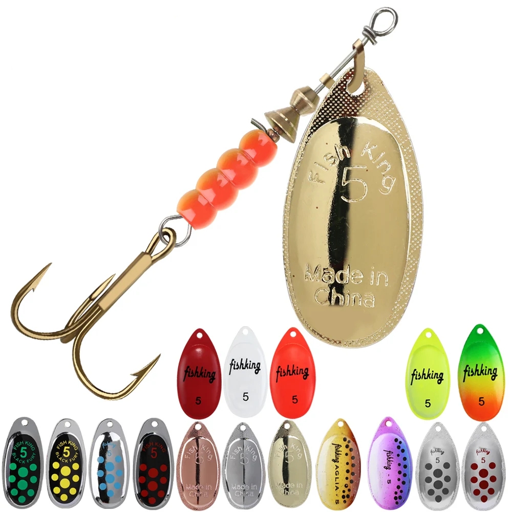 Fishing Lure Crankbait - Metall Löffel Spinner Köder 3,9g 4,6g