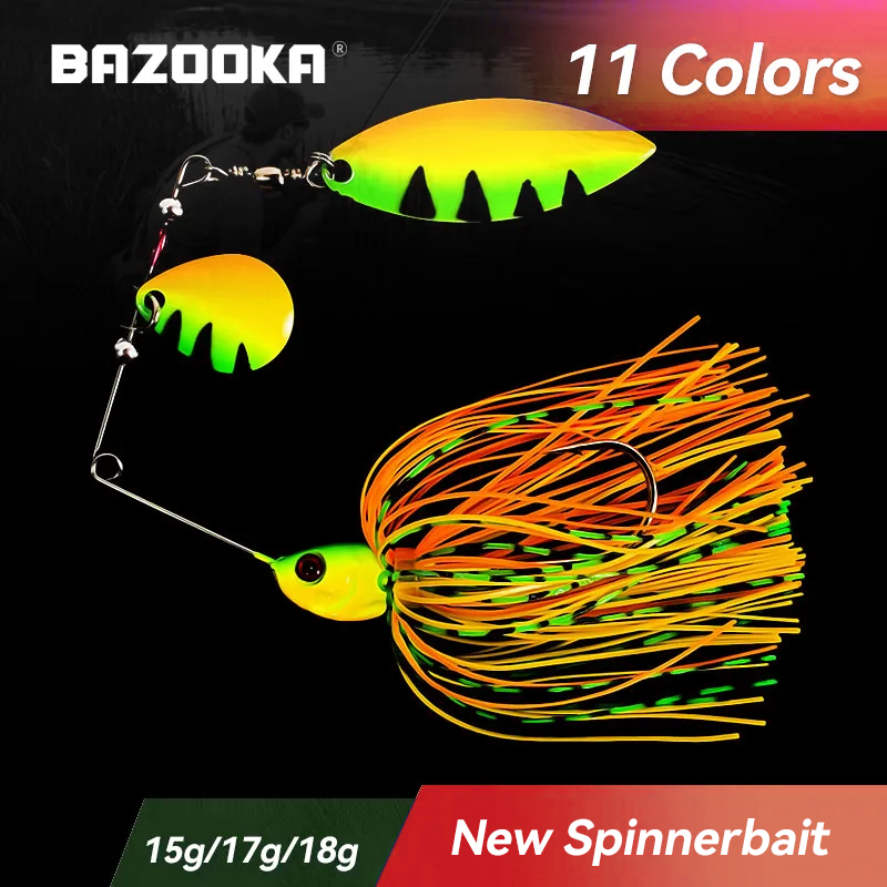 Fishing Lure Swimbait - Bazooka 15g 18g Spinnerbait Angelköder Drahtköder