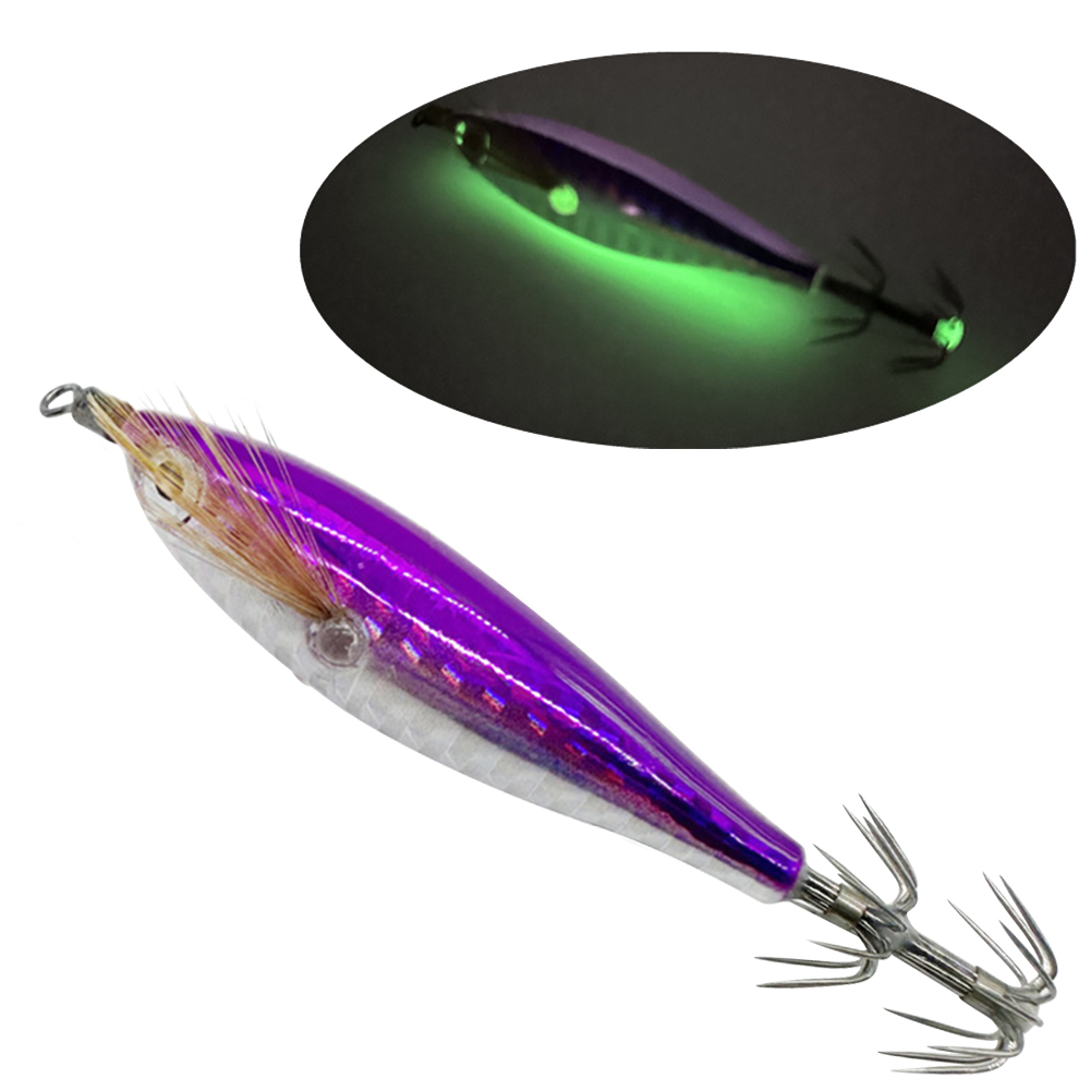 Fishing Lure Jig - Leuchtender Angelköder Oktopus Tintenfisch Angelköder Tintenfischhaken