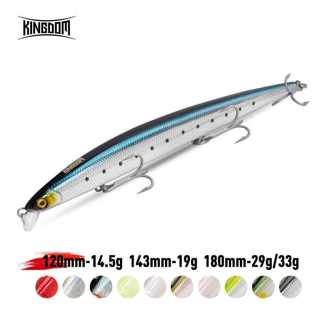 Fishing Lure Jerkbait - Kingdom Long Casting Angelköder 14,5 g