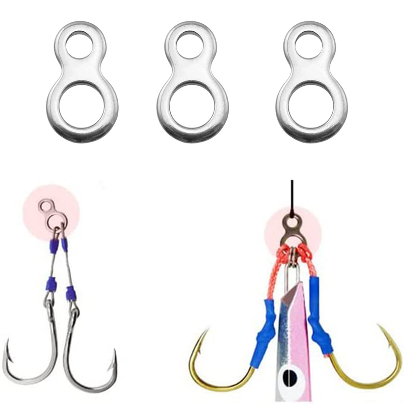 10-50 Stück Edelstahl Angeln M – Fishing Lure Accessories Bewertung und Preis
